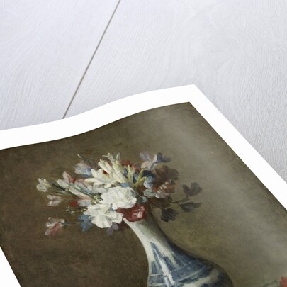 A Vase of Flowers by Jean-Baptiste Siméon Chardin